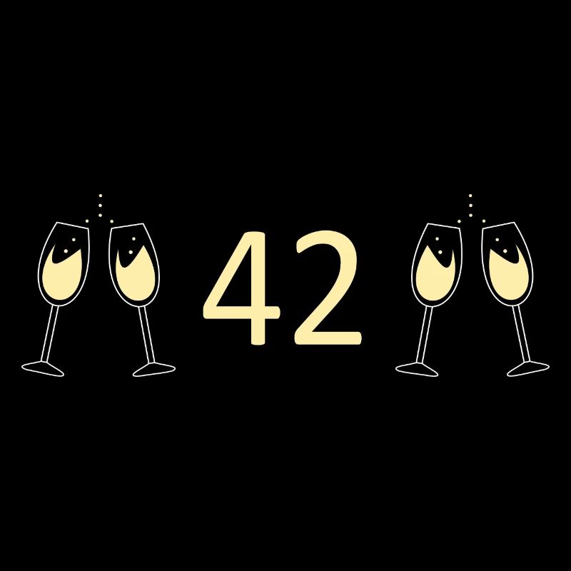 42e anniversaire 42 ans 42 ans numéro 42