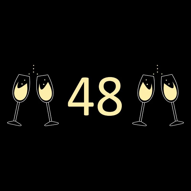 48e anniversaire 48 ans 48 ans numéro 48
