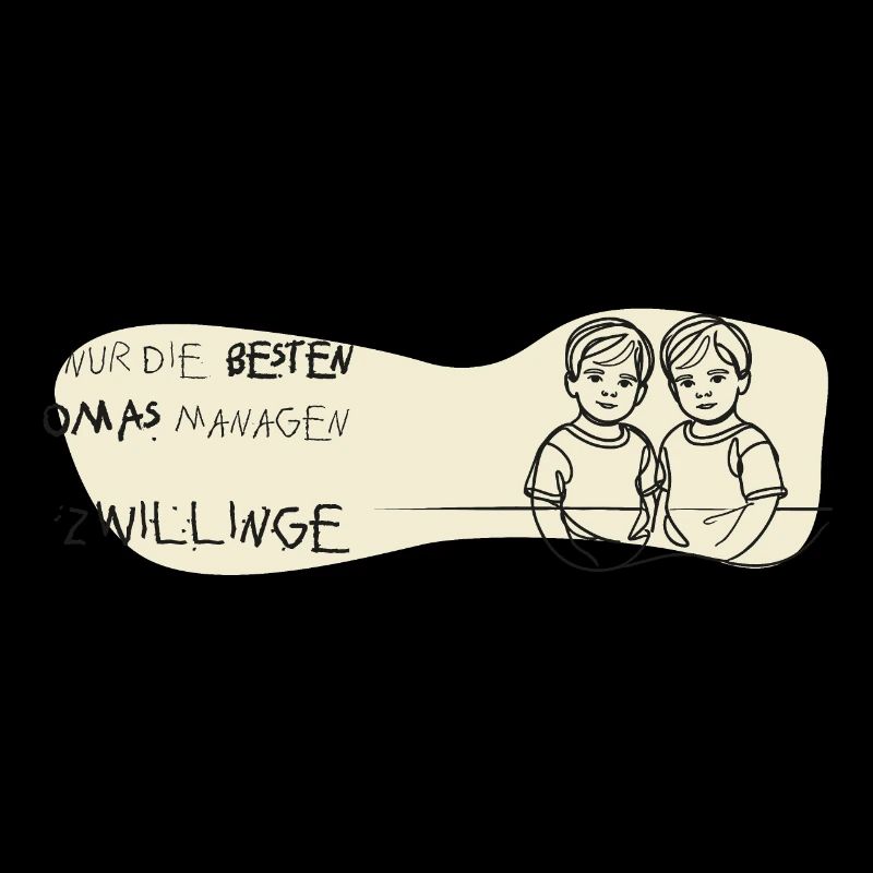 zwillinge oma geschenk bub twin boys beste oma