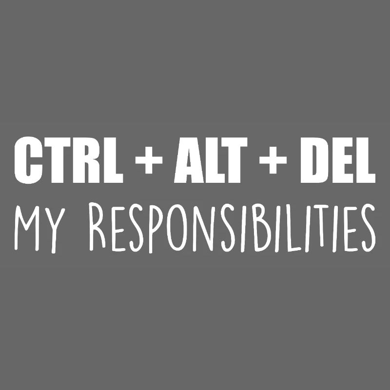 Ctrl + Alt + Del: My Responsibilities