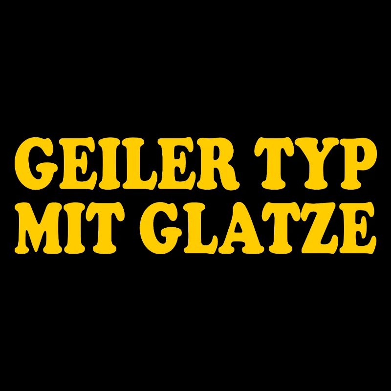 geiler typ mit glatze