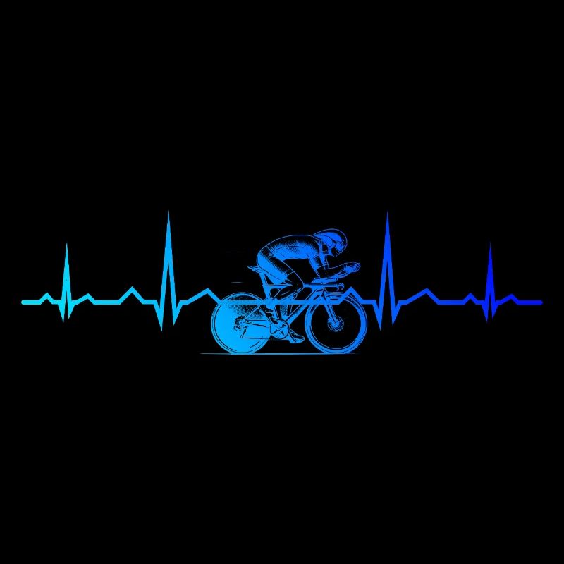 Modern road bike artwork