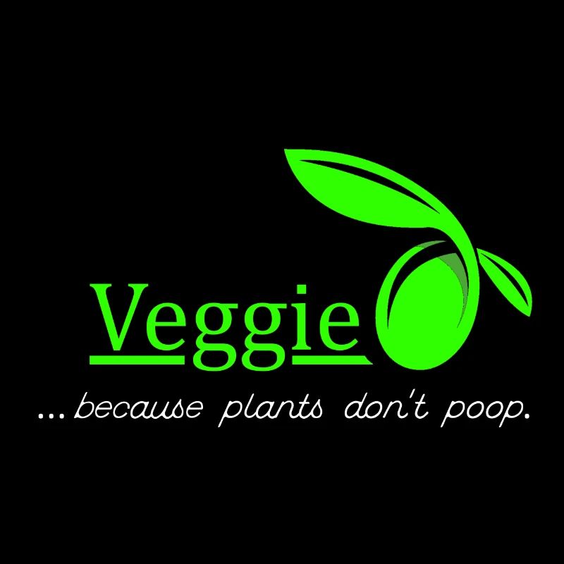 Veggie - Vegetarier. Geschenk Idee