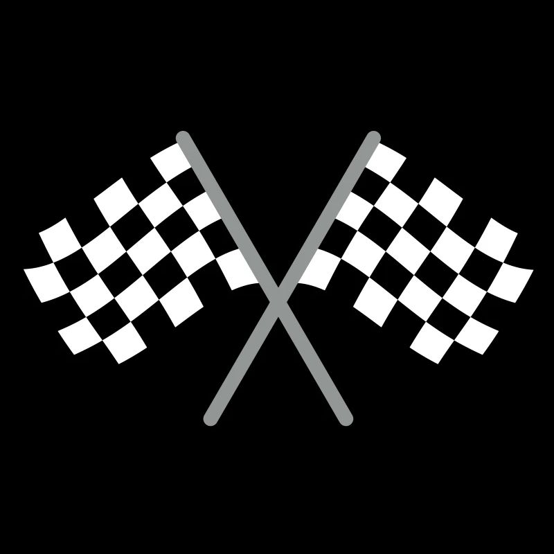 Drapeau à damiers Racing Team