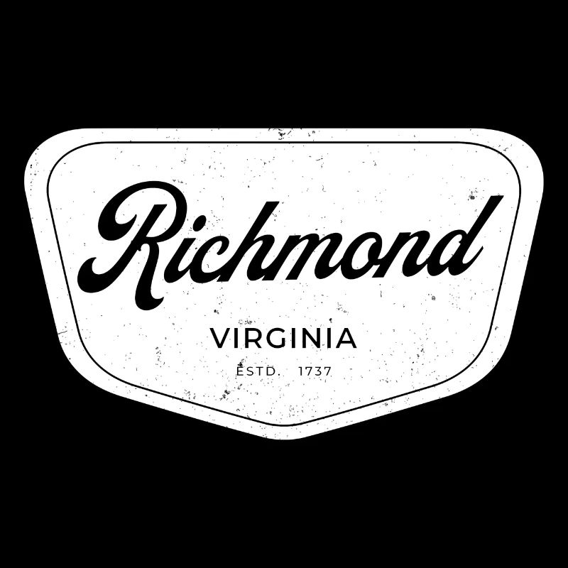 Emblème en écriture Richmond, Virginie
