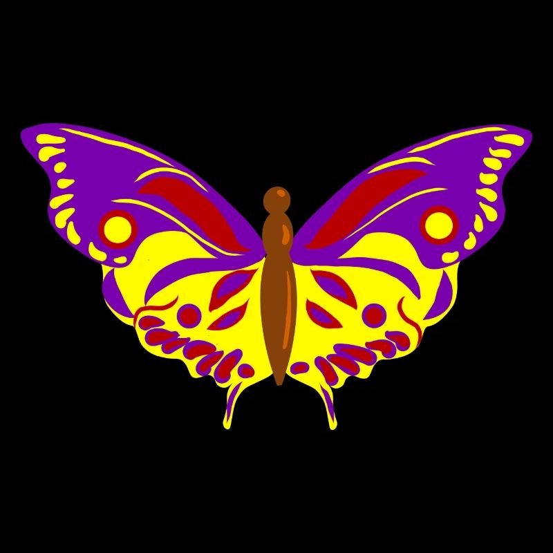 Vol de Papillon multicolore