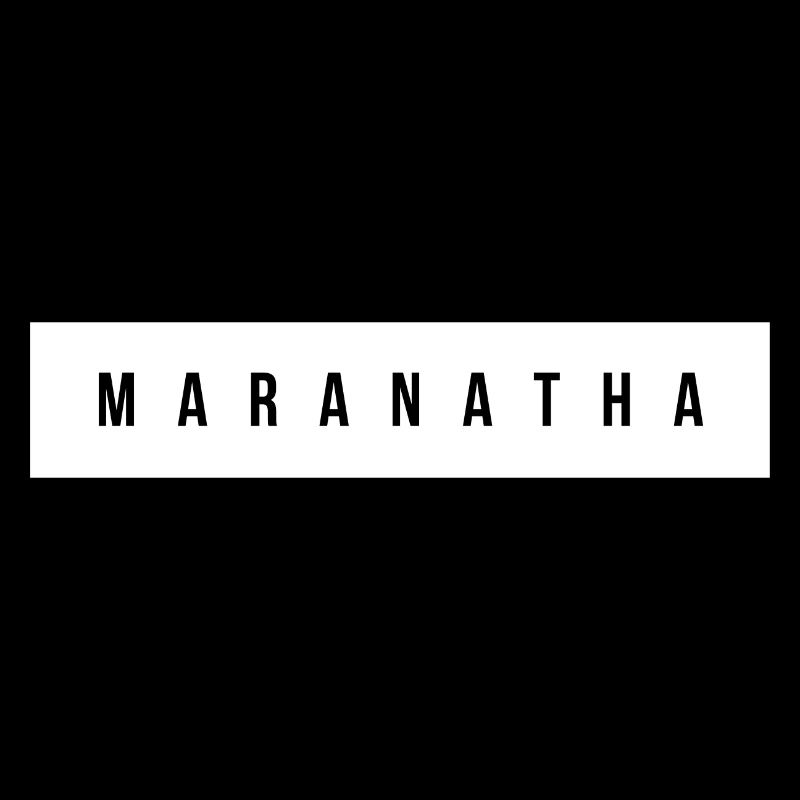 Maranatha Uppercase Typography