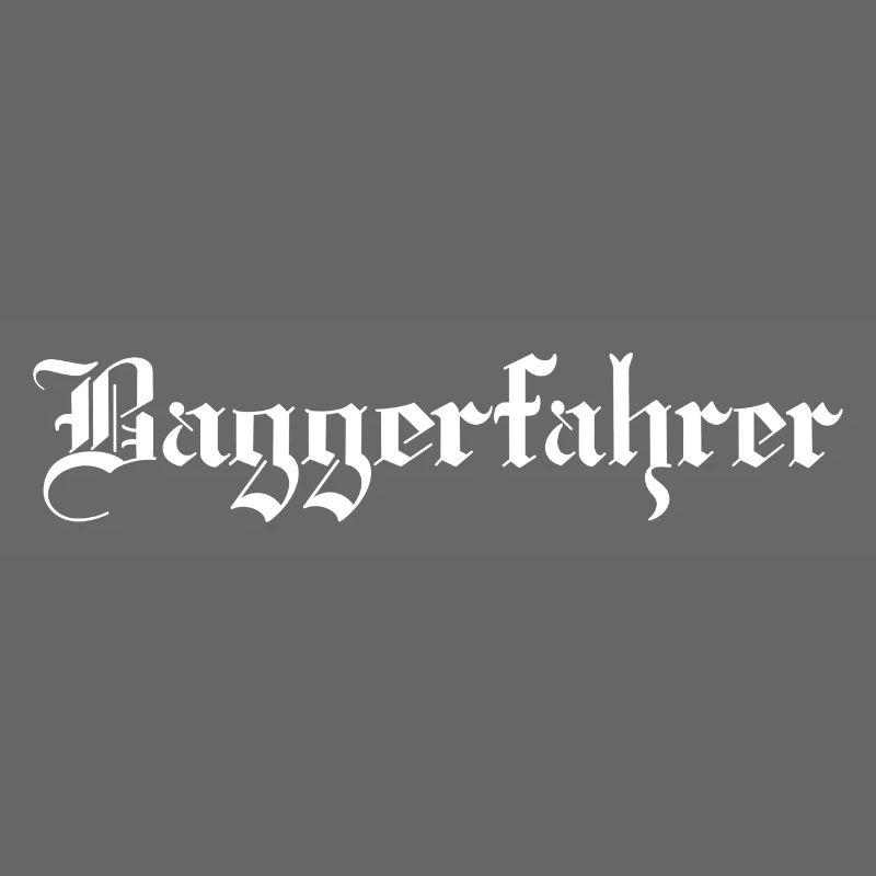 Der Baggerfahrer