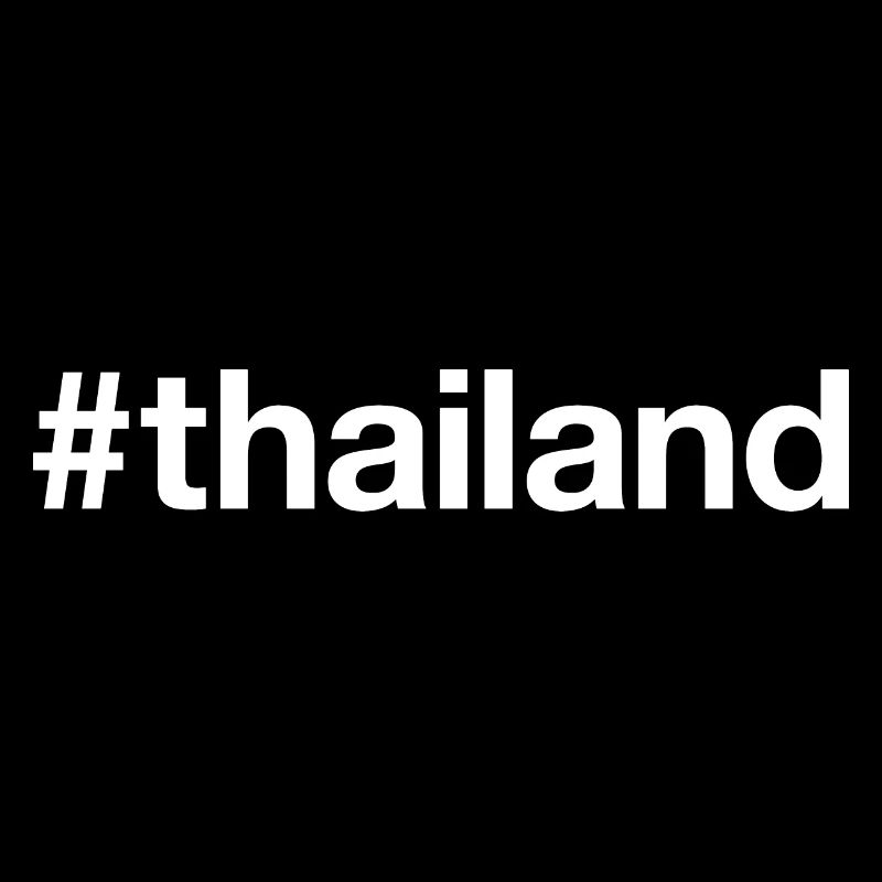 THAÏLANDE Hashtag Blanc