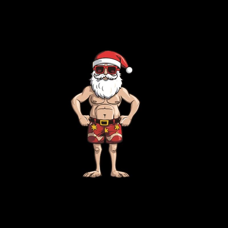 Plage Père Noël vacances