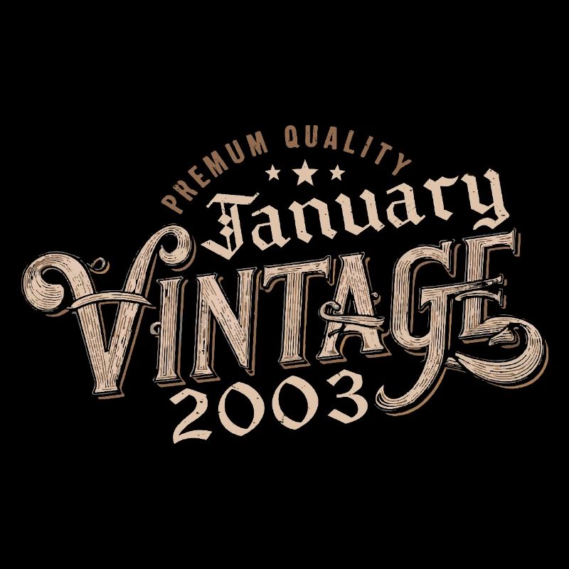 Janvier 2003 | 2003 Janvier Vintage Anniversaire