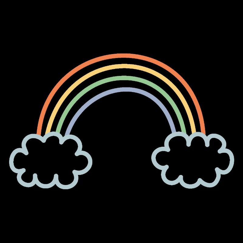 Regenbogen eingefaerbt