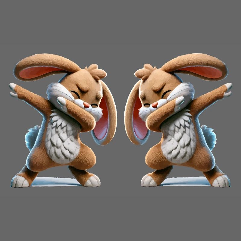 Rabbit Dabbing Comic 2