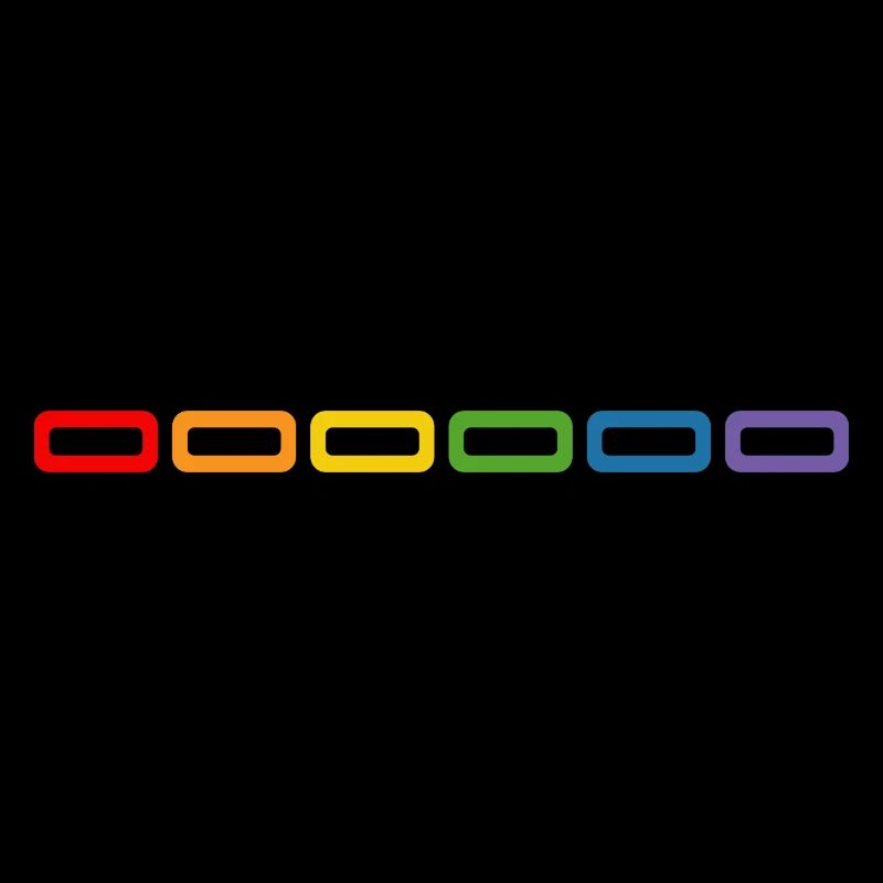 LGBT Shirt Regenbogen für den nächsten CSD.
