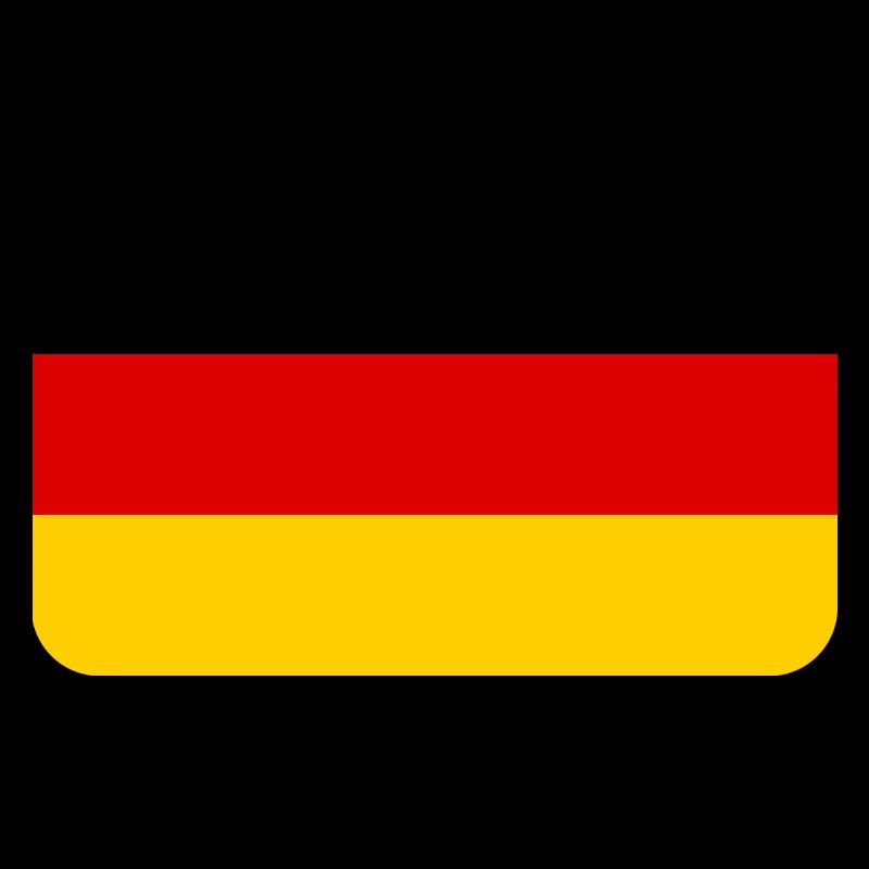 GERMANY FLAG round corner 400 dpi