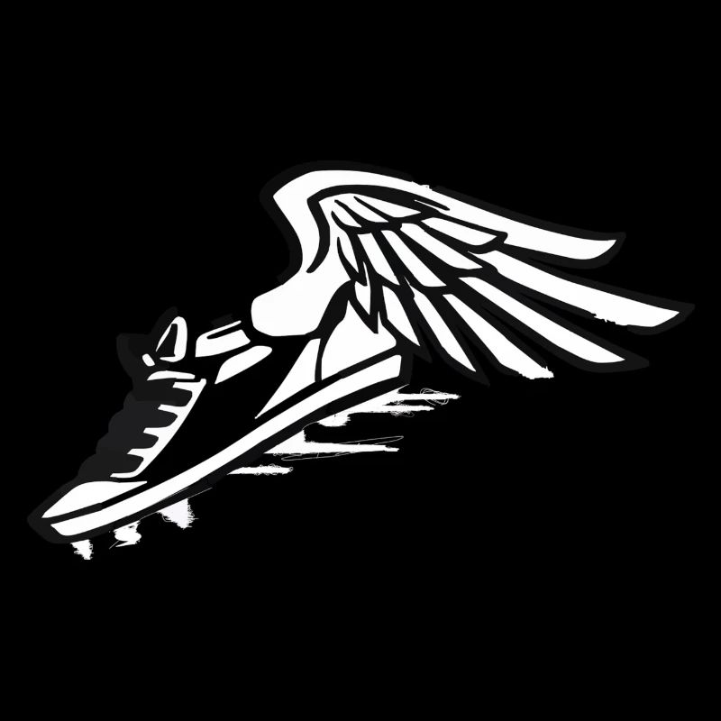 Chaussures de sport avec des ailes Sneaker