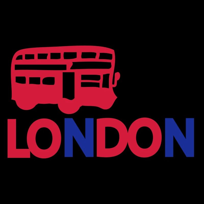 LONDON BLACK CAP ROUGE & BUS