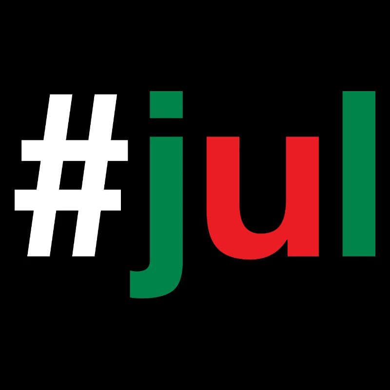 JUL Christmas Hashtag