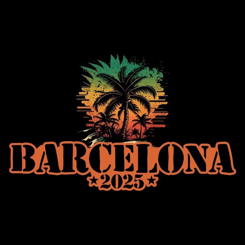 Palmiers de Barcelone 2025