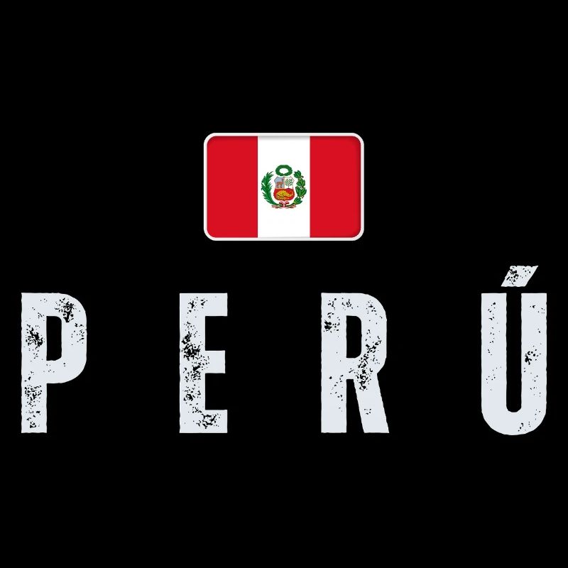 J'aime le Pérou, le drapeau péruvien