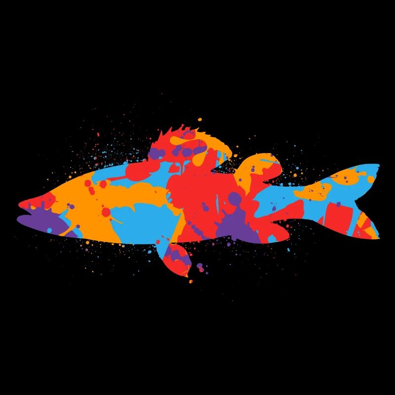 Coloré Zander Angler Design Zander Pêche Pêche