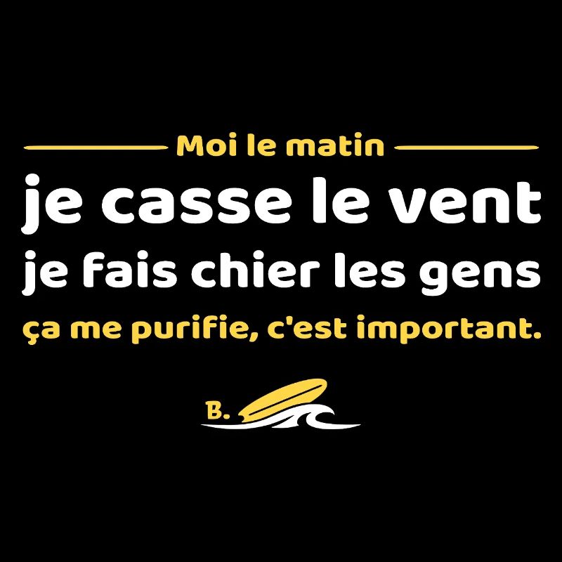 Je casse le vent je fais chier les gens, Brice