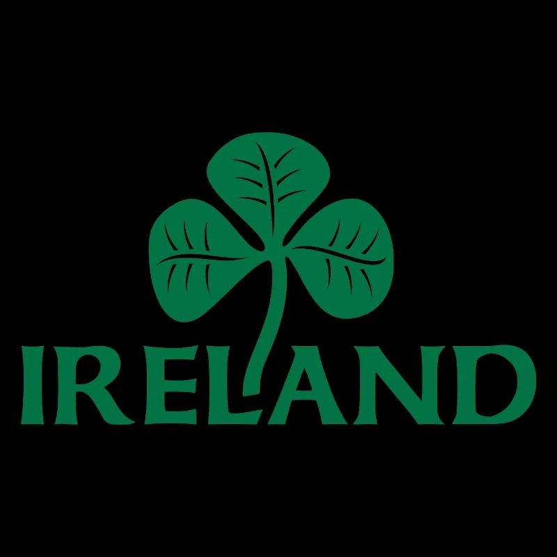 Irland und Kleeblatt
