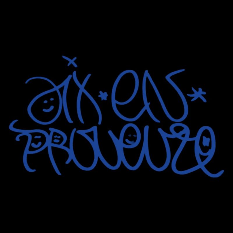 T-shirt Aix-en-Provence en Créatif