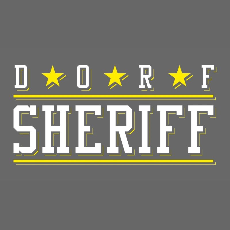 Dorf Sheriff - Polizei Dorf Polizist Hilfssherriff