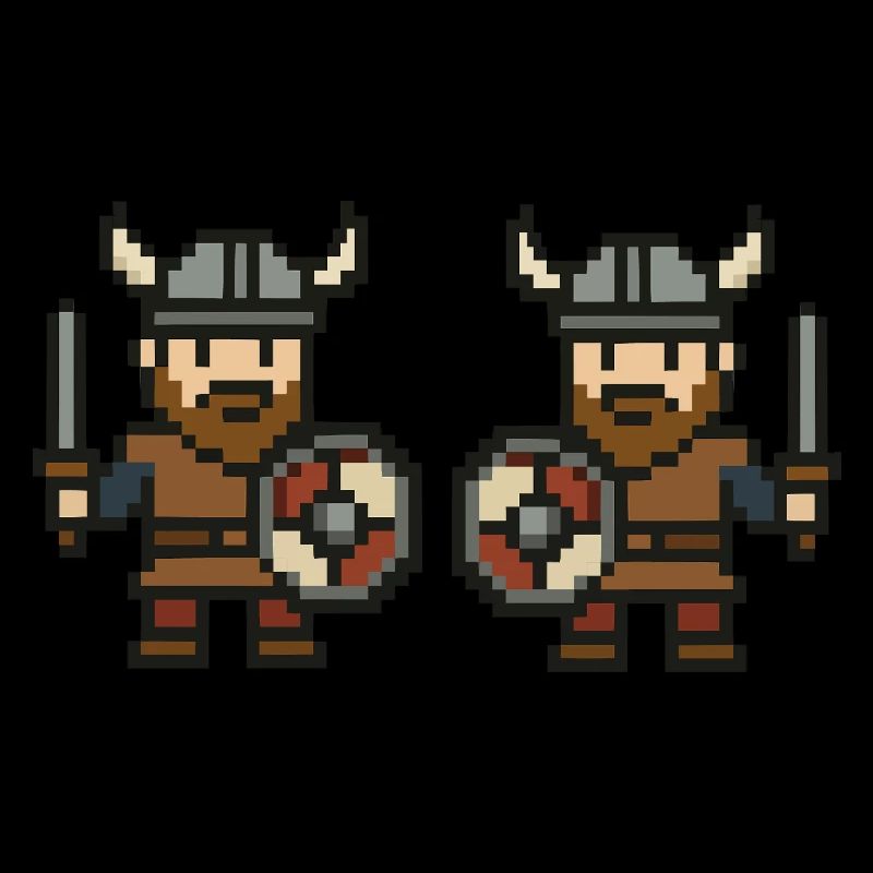 wikinger comic pixel 2