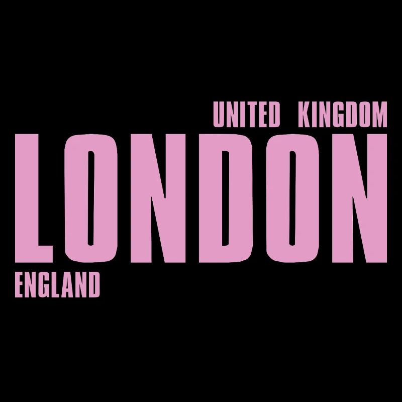 Typographie londonienne Pink Bold