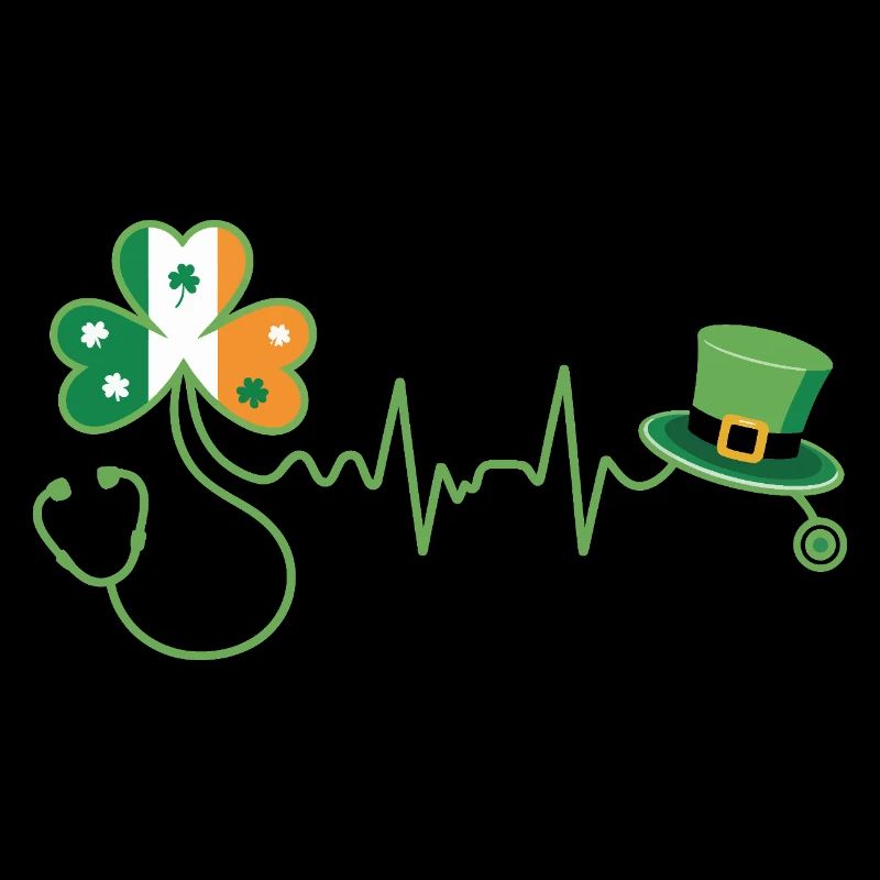 Kleeblatt Herzschlag Irish Med