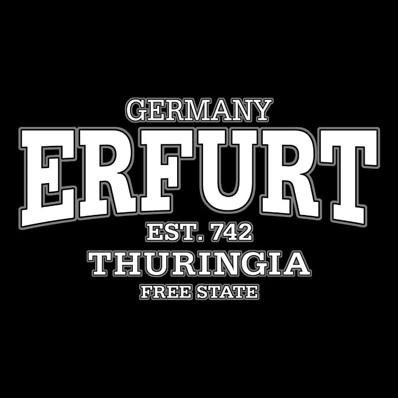 Erfurt Thüringen (white)