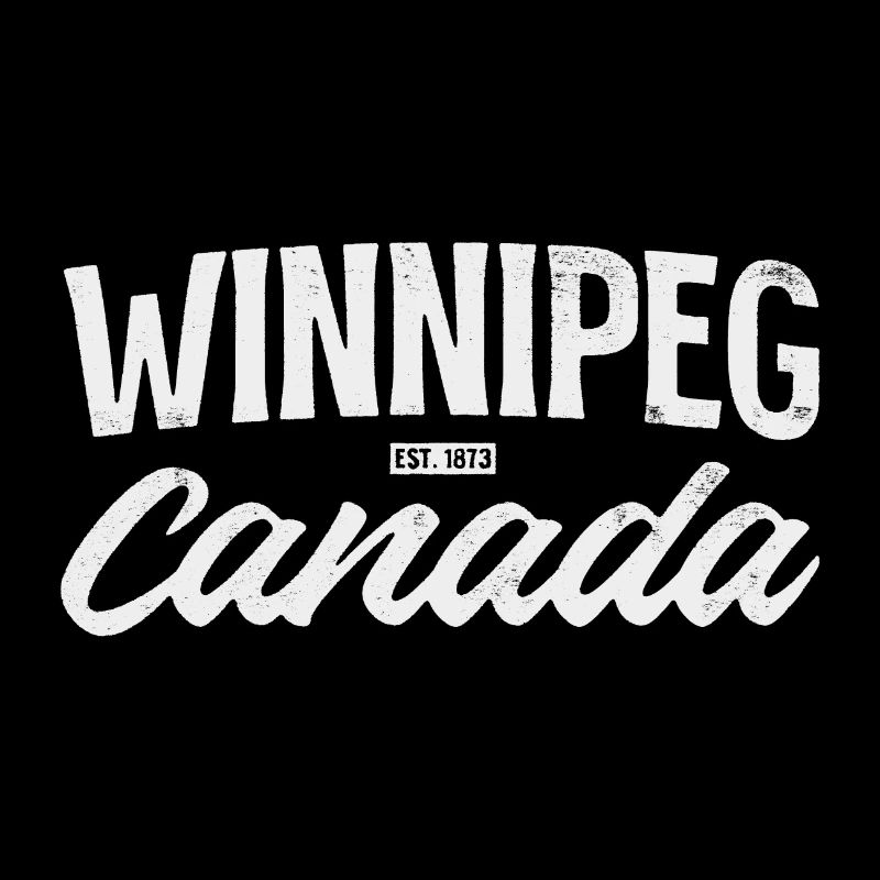 Winnipeg Canada Vintage Lettering