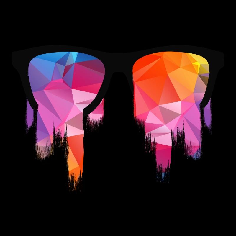 Lunettes de soleil poly design