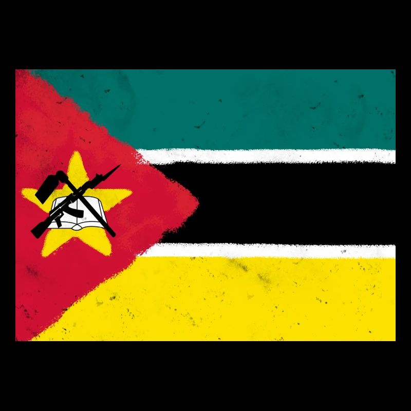 Flagge von Mosambik