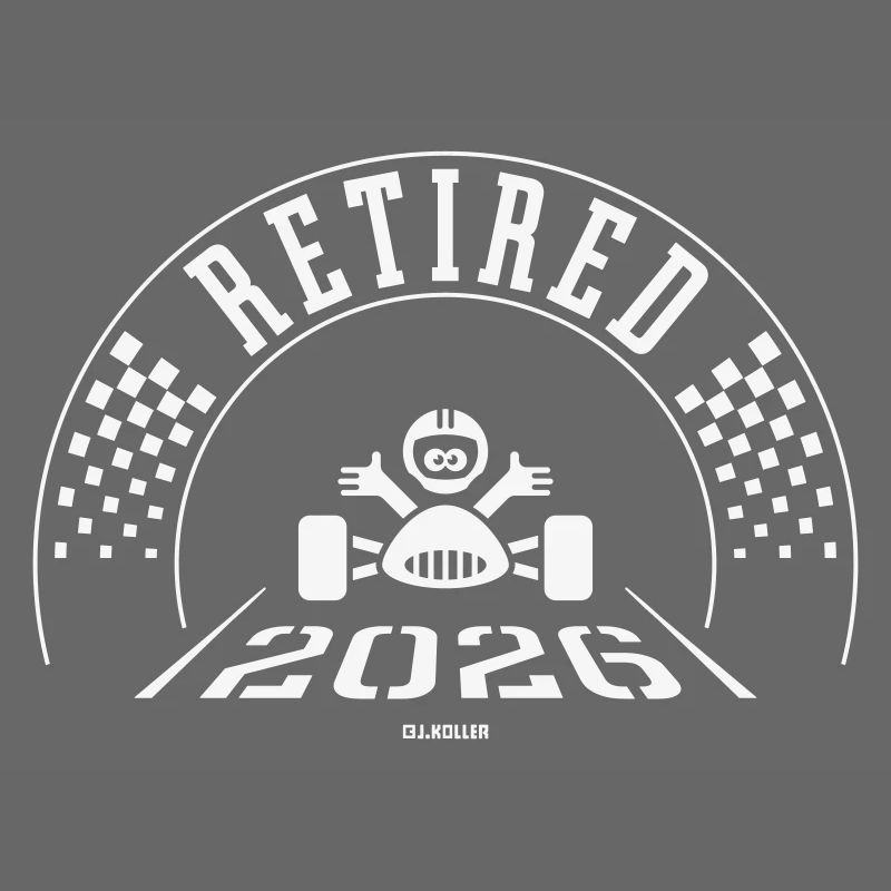Retired 2026 (Retiree / Retirement Entry / White)