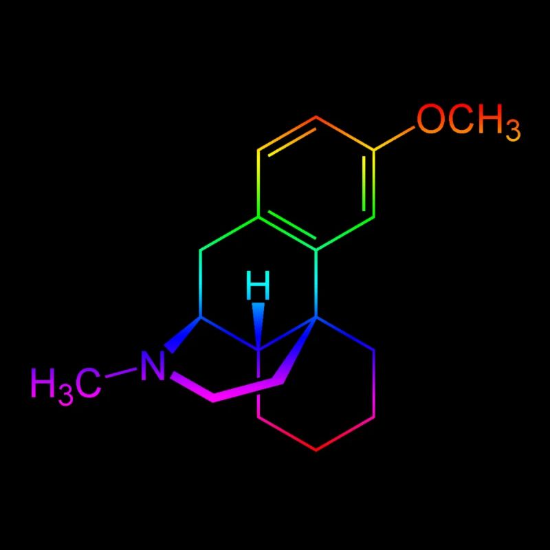 Dextromethorphan DXM structural formula