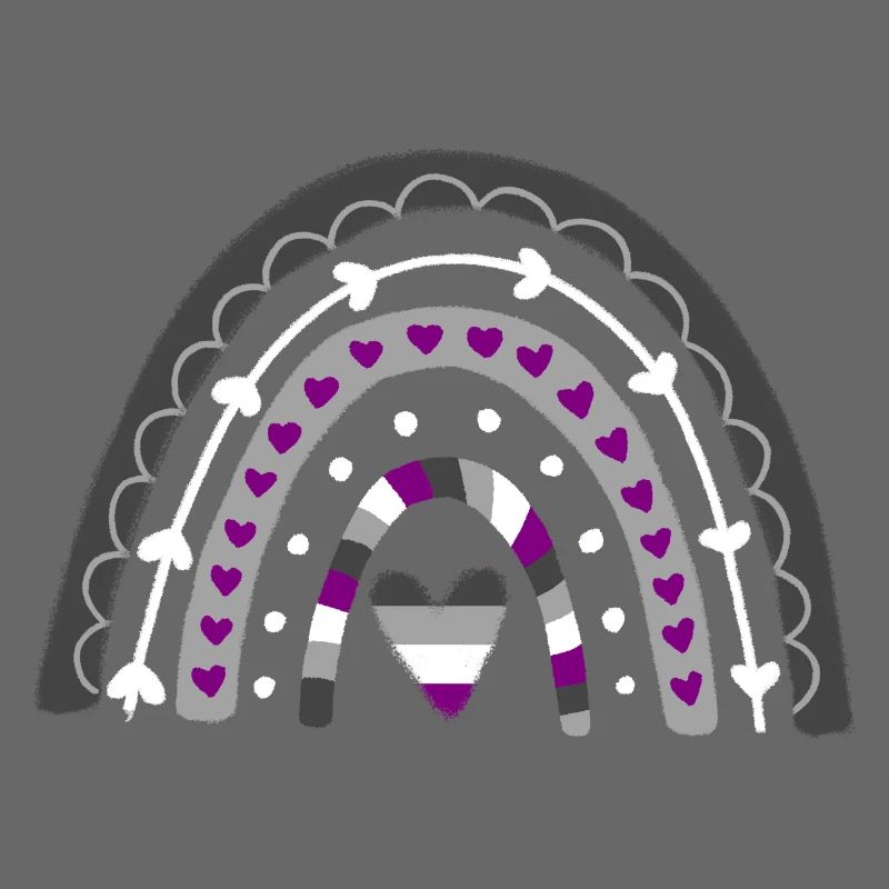 Asexual Pride Boho Regenbogen