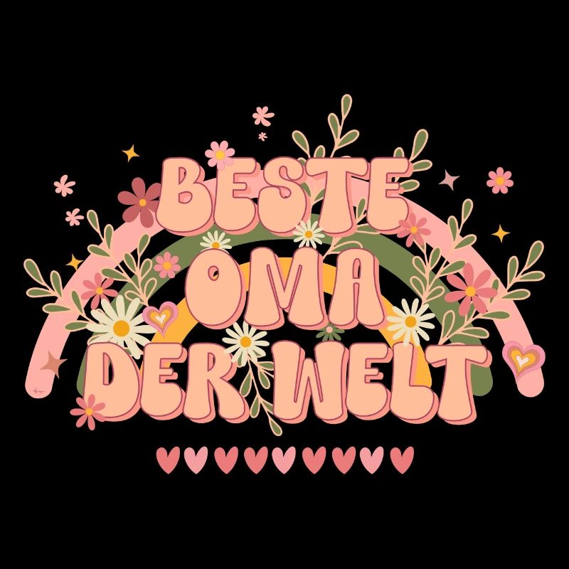 Großmuttertags-Geschenk beste Oma der Welt groovy