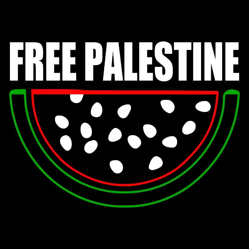 Free palestine Wassermelone Melone