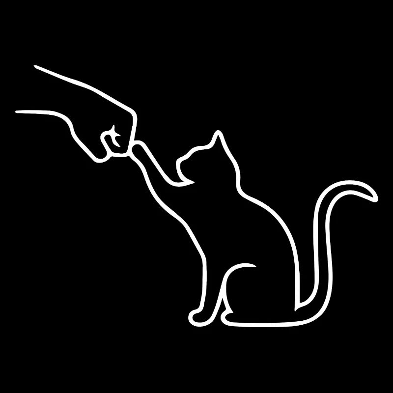 Katzenpapa Katzenliebhaber Katzen Faust Team