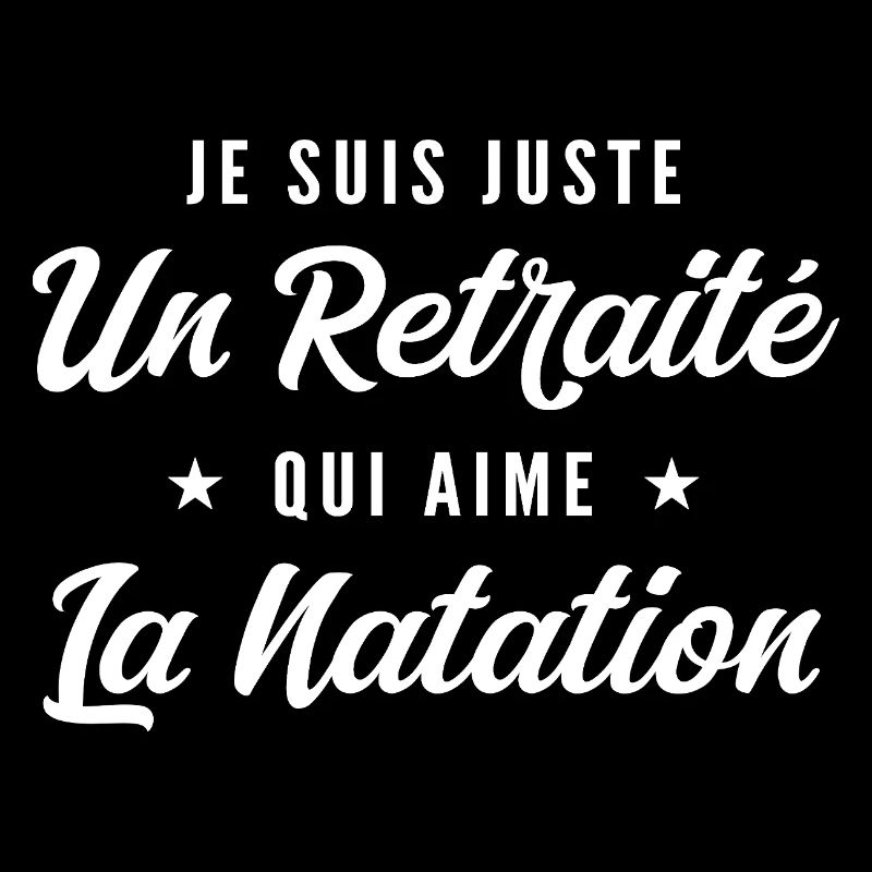Retraité passionnat Natation