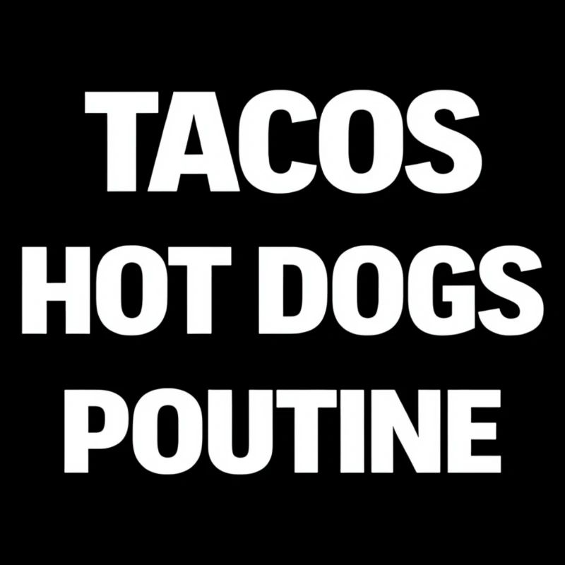 Tacos Hot Dog Poutine