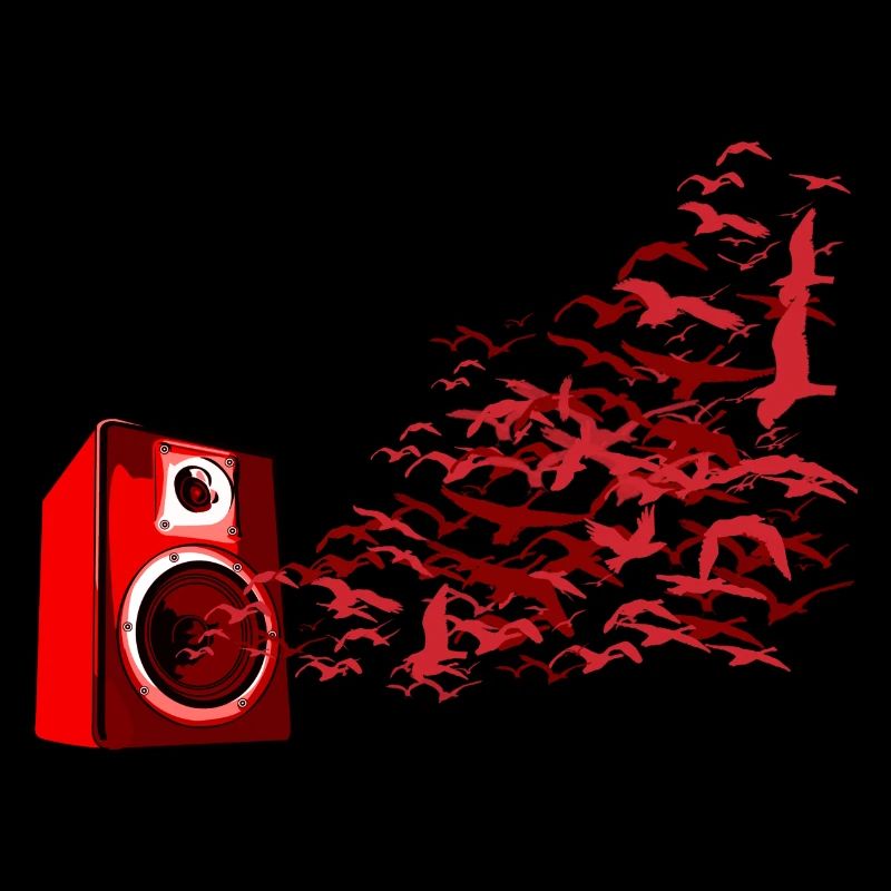 Speaker Birds DJ