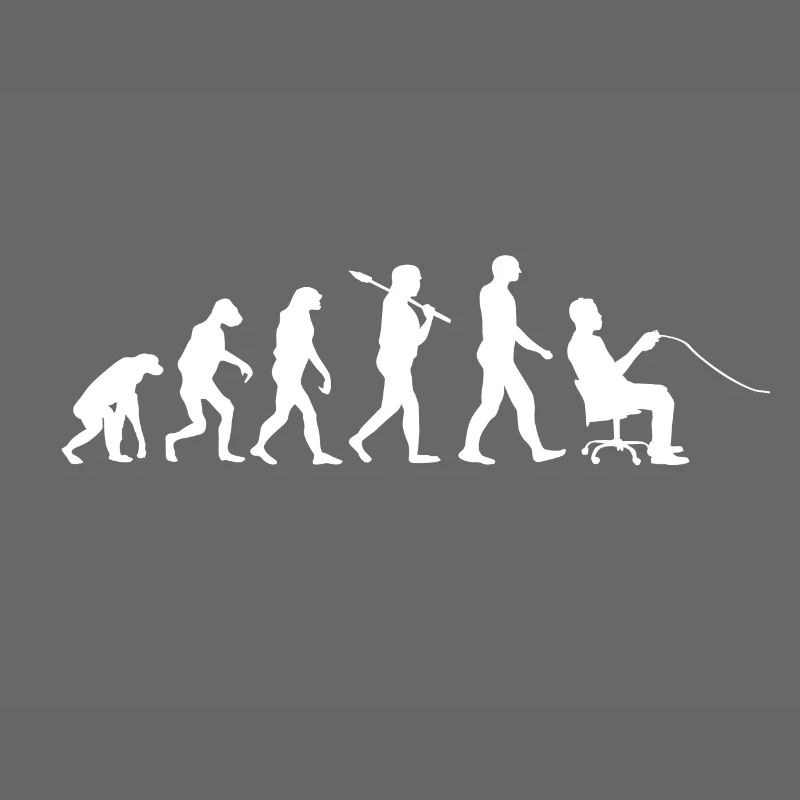 Gamer Evolution Shirt· Videospiele · Computer