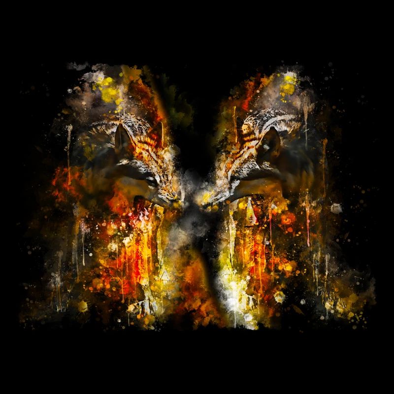 gxp woelfe hate monday splatter watercolor