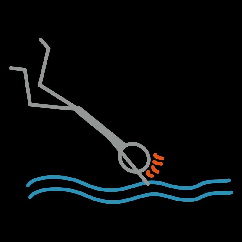 springen / schwimmen