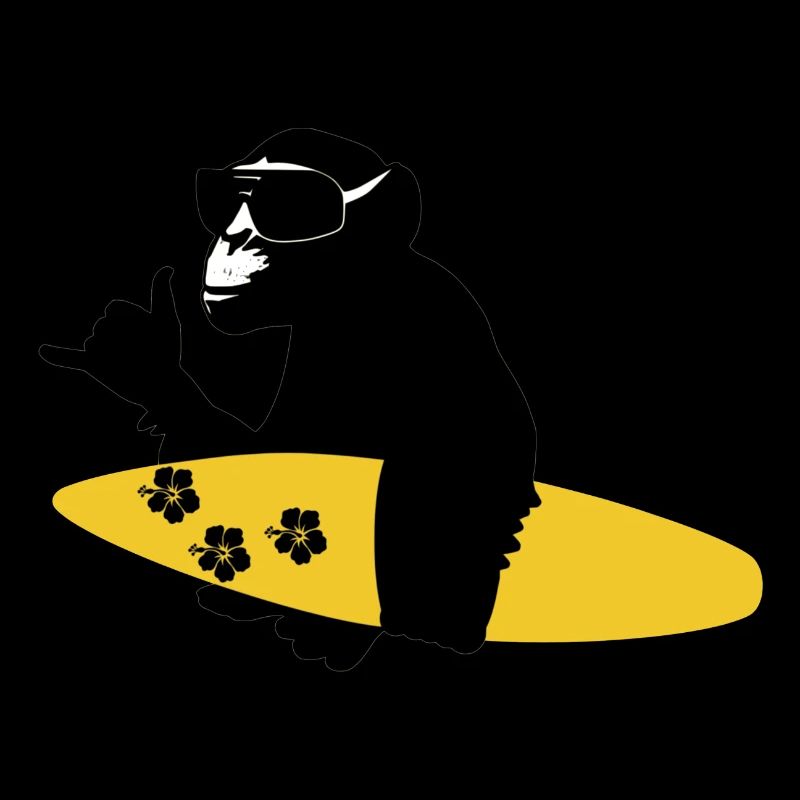 surfing monkey