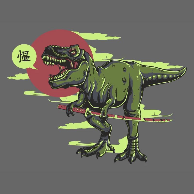 Samurai Rex Dinosaurier